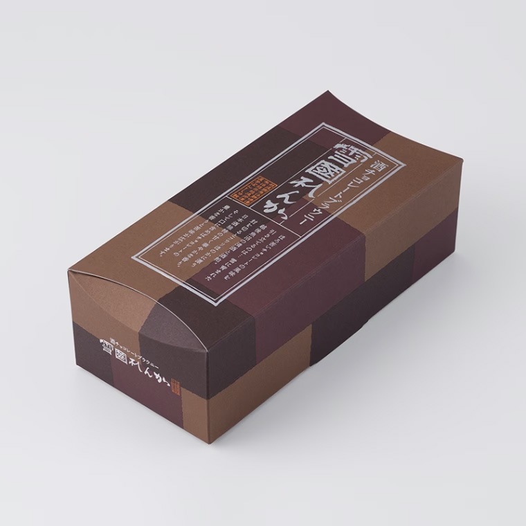 【ギフト】越後屋 米ラベル 純米吟醸 720ml & 酒チョコレートブラウニー 雪國れんが 6個入 ギフト箱付