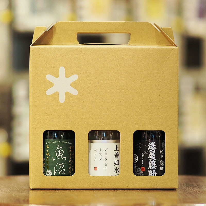 白瀧酒造 呑み比べセット 180ml×3(化粧箱入)