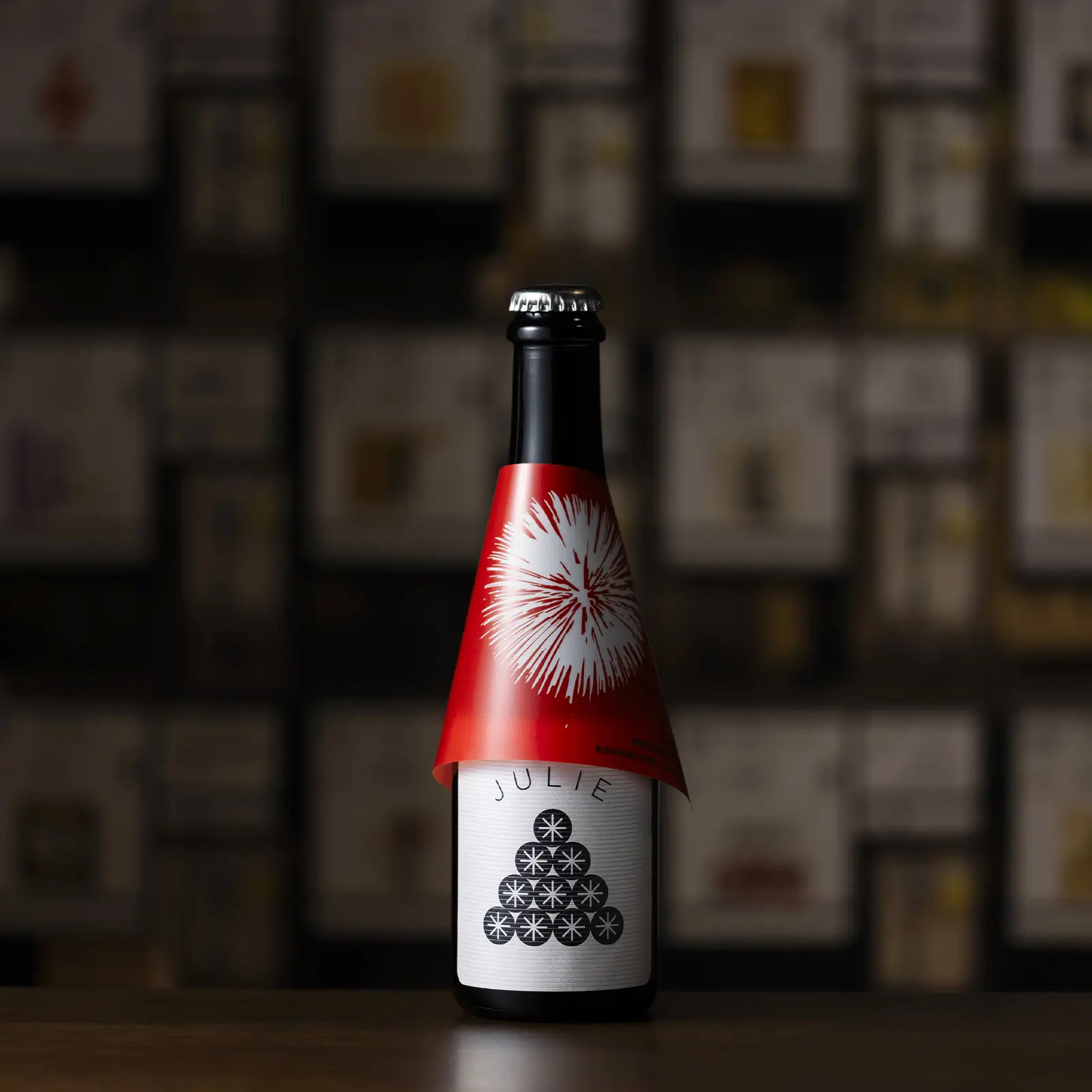 日本酒 reco_mani0011 JULIE 白ラベル 瓶内二次醗酵スパークリング日本酒 375ml | 新潟の