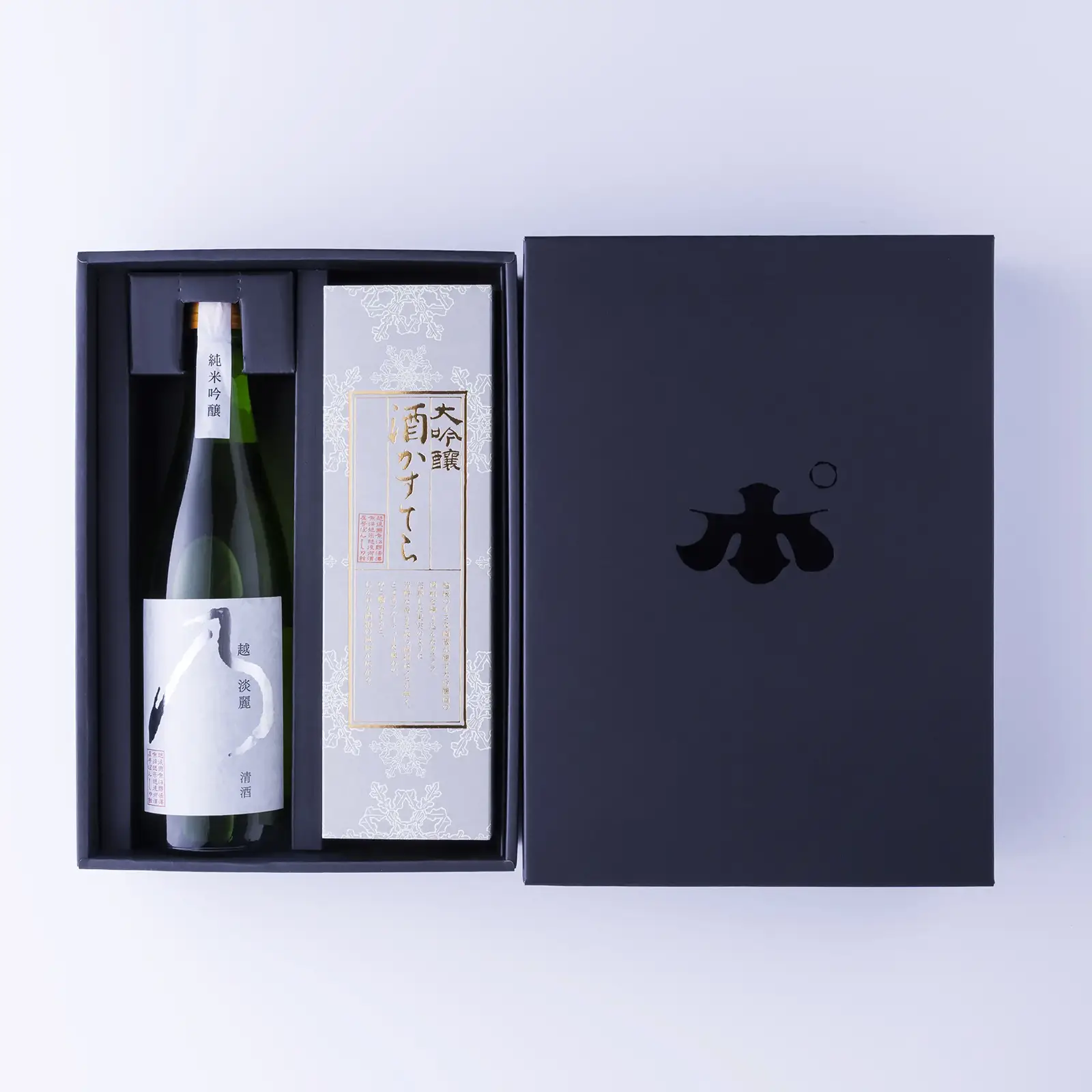 【ぽんしゅ館限定】ぽんしゅ館オリジナル酒ギフトセット(越淡麗 純米吟醸 720ml & 大吟醸 酒かすてら)
