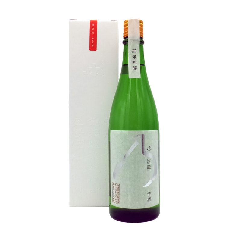 【ぽんしゅ館限定】越淡麗 純米吟醸 ぽんしゅ館オリジナル 720ml（化粧箱入）