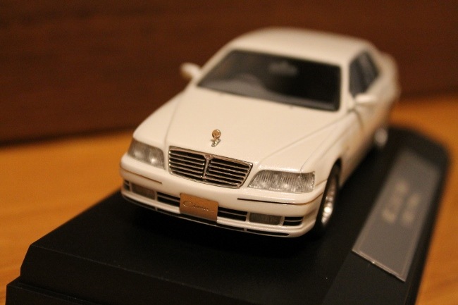 1/43 日産　シーマ　Y33 41LV 1996　ミニカー　ホワイトパール ミニカー] | [ミニカー] | [ぽんた商店昭和レトロ館]