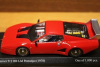 ベストモデル 1/43 フェラーリ BB LM プロトタイプ レッド KBK006|フェラーリ|ミニカー