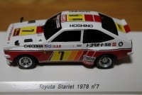 レーヴコレクション 1/43 TOM'S スターレット 1978 富士マイナーツーリング ＃７ R70236|トヨタ（レクサス・日野を含みます）|ミニカー