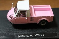EBBRO 1/43 マツダ K360 1962 ピンク/ホワイト 44412|マツダ|ミニカー