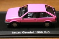 ルミノ 1/43 いすゞ ジェミニ 1500 1987 ペルシャンローズ 800726|いすゞ|ミニカー その2