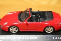 ＭＩＮＩＣＨＡＭＰＳ 1/43 ポルシェ  911 カレラS カブリオレ レッド 400 063030|ポルシェ|ミニカー その2