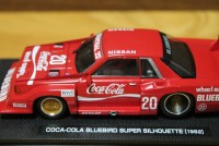 トミカエブロ 1/43 コカ・コーラ ブルーバード スーパーシルエット 82年 レッド 226857|日産|ミニカー