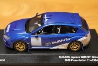 京商 1/43 スバル インプレッサ WRX STI グループN 2009 JC29005PW|スバル|ミニカー