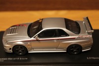 京商 1/43 NISMO R34 GT-R S-tune シルバー 03383S|日産|ミニカー