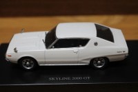 DISM 1/43 ケンメリスカイライン HT 2000GT ホワイト 80375|日産|ミニカー