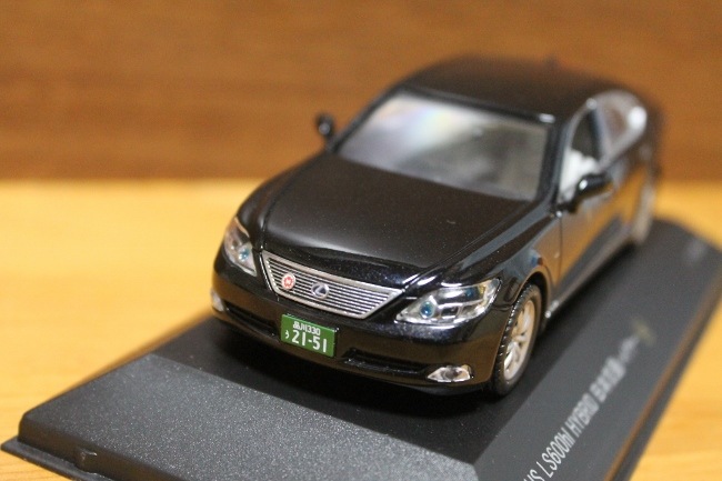 Lexus LS600hL Hybrid 1:43 ミニカー ブラック 1/43 Lexus