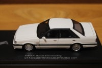 CAM＠1/43 日産 スカイライン 4ドアハードトップ GTパサージュ ツインカム24ターボ 1987 ホワイト C43032|日産|ミニカー