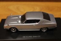 DISM 1/43 ケンメリスカイライン HT 2000GT シルバーメタ 080368|日産|ミニカー