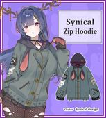 VTuber��SynicalBeanical���ǥ������SynicalBeanical ZipHoodie��