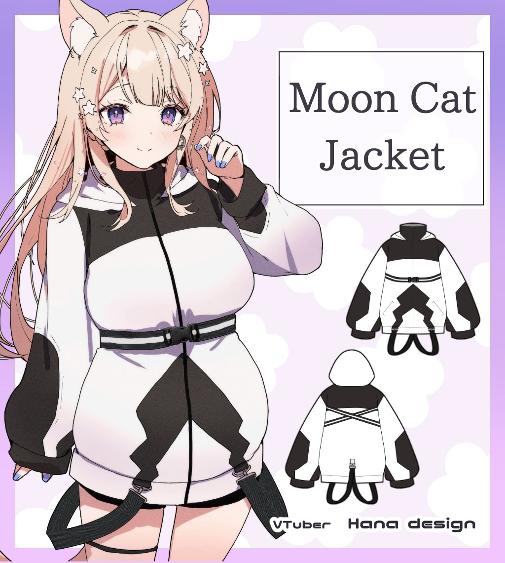 VTuberHanaͤǥMoon Cat Jacket