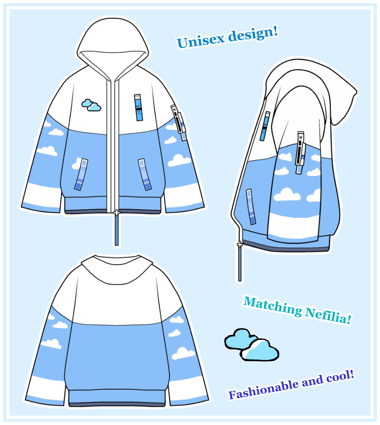 VTuberNefiliaͤǥNefilia Zip Hoodie