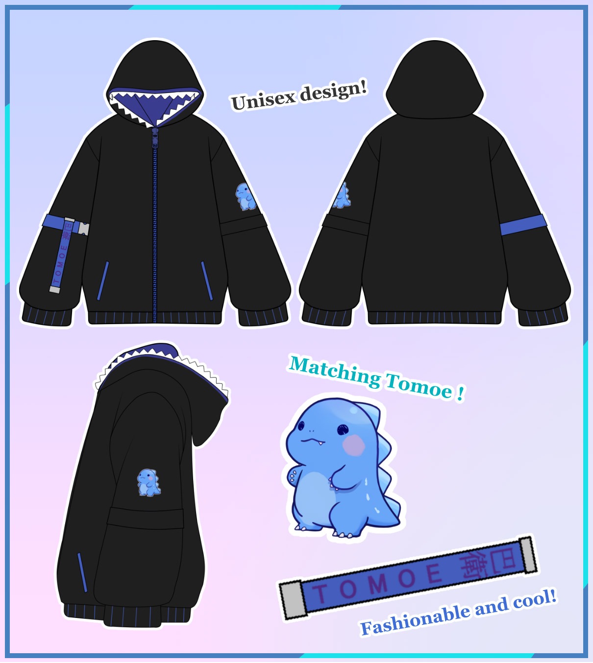 VTuberTomoeͤǥTomoe Zip Hoodie