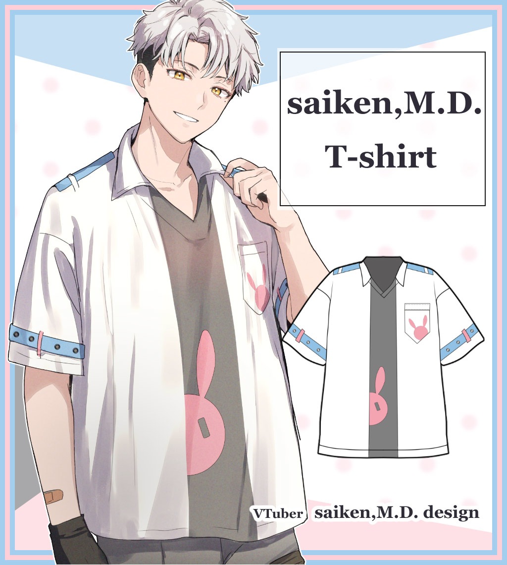 VTubersaiken,M.D.ͤǥsaiken,M.D. T-shirt