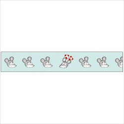 ねずみくんのチョッキ　透明マスキングテープ（ＢＬ）