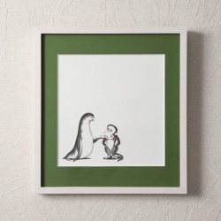 【額装画】『ねずみくんのチョッキ』13ページより