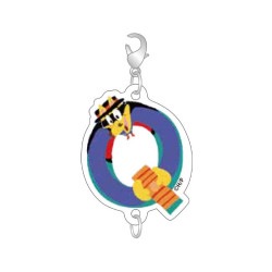 つながるアルファベットアクリルチャーム　Ｑ（ゾロリ）