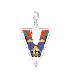 つながるアルファベットアクリルチャーム　Ｖ（ゾロリ）
