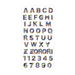 クリアシール　ゾロリアルファベット　２シート入り