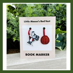 ねずみくんのチョッキ　刺繍ブックマ―カー　ねずみくん