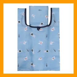 めがねうさぎ・エコバッグ　あお・小