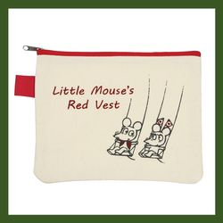 ねずみくんのチョッキ　フラットポーチ　ねずみくんとねみちゃん