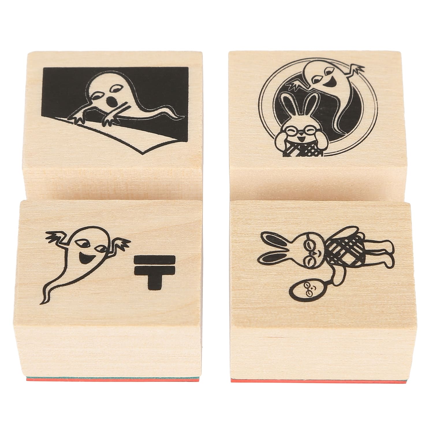 めがねうさぎ 万能はんこセット～手紙編～kodo-mall(こどもーる