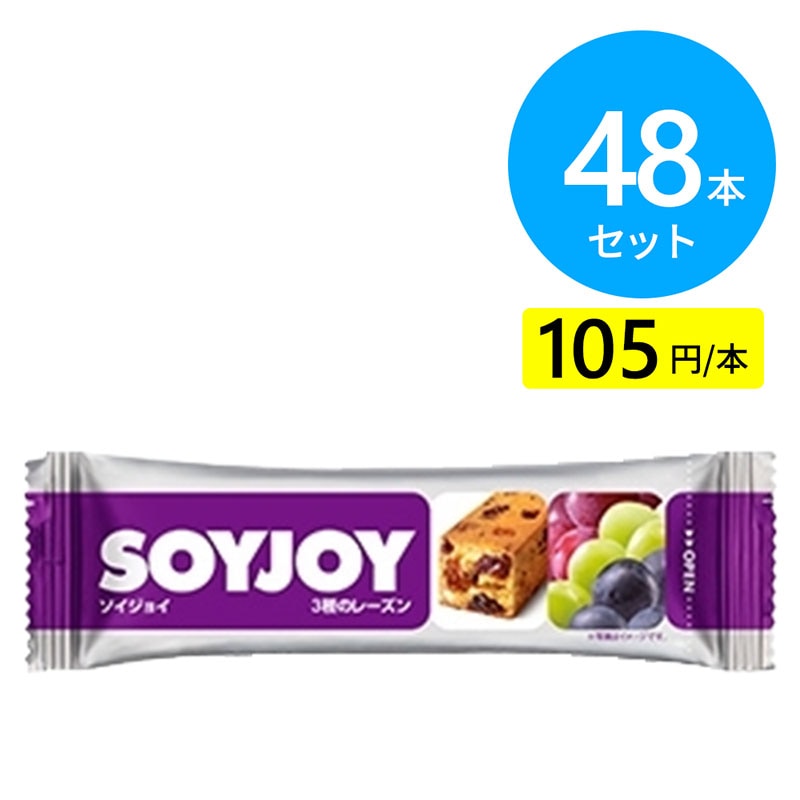大塚製薬 ソイジョイ 3種のレーズン 48本（12本×4箱）