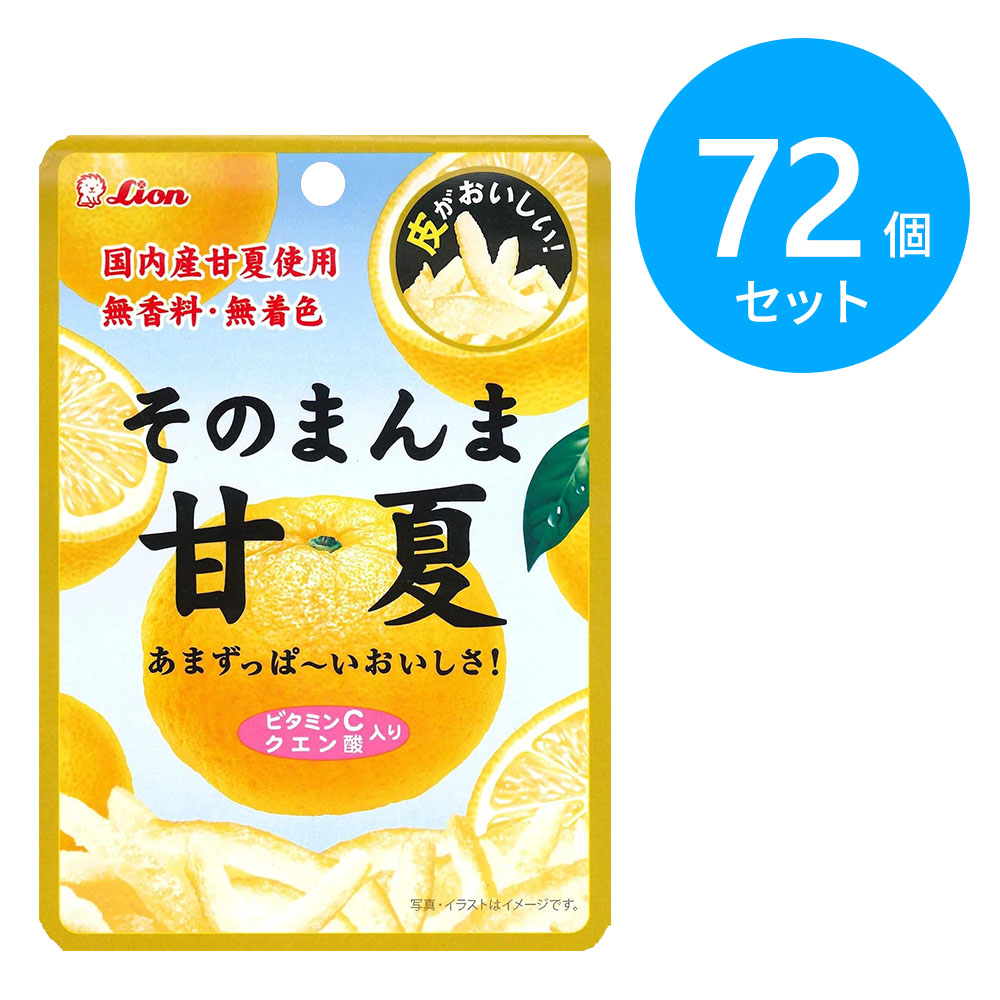ライオン菓子 そのまんま甘夏 72個(6個×12箱)