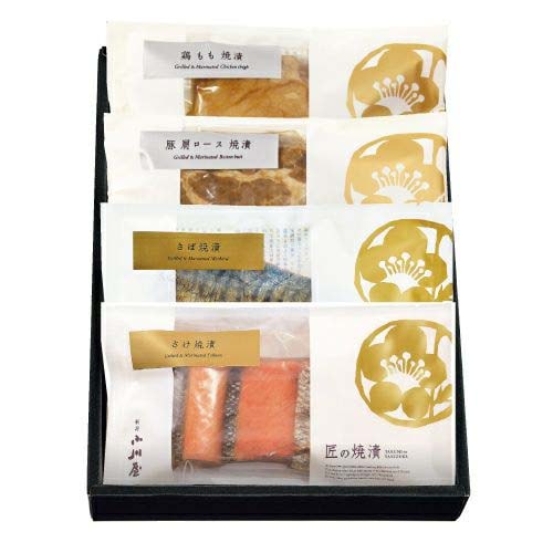 焼漬詰合せ ZB3 <化粧箱付> さけ×1 さば×1 豚肩ロース×1 鶏もも×1
