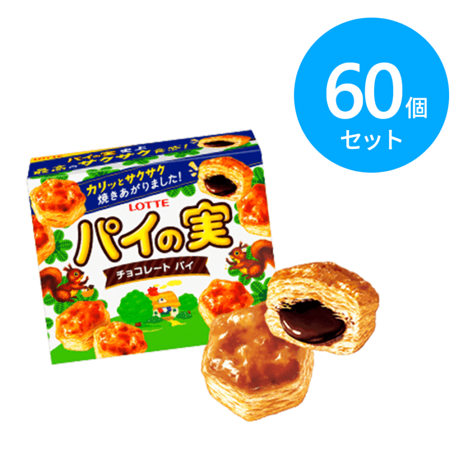 ロッテ パイの実 チョコ 60個