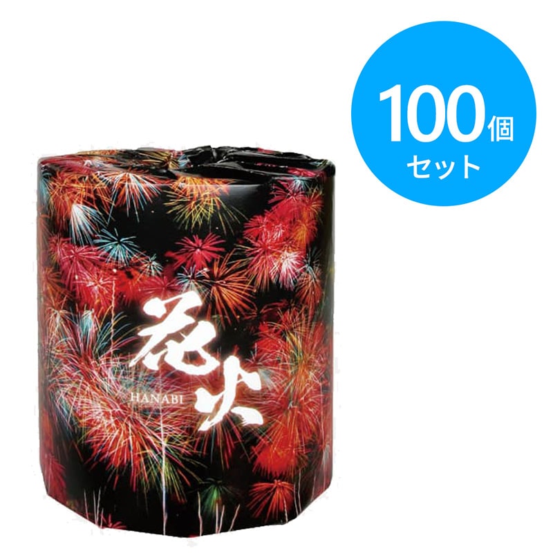 林製紙 トイレットペーパー  花火 ダブル 100個 