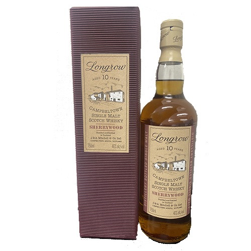 ロングロウ 10年 シェリーウッド 750ml 旧ラベル 46％