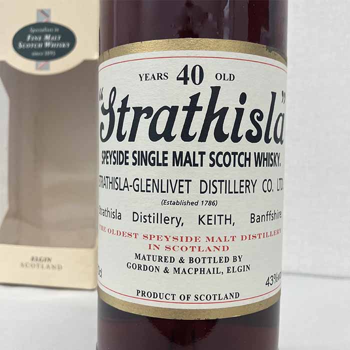 ゴードン＆マクファイル ストラスアイラ 40年 43% 700ml