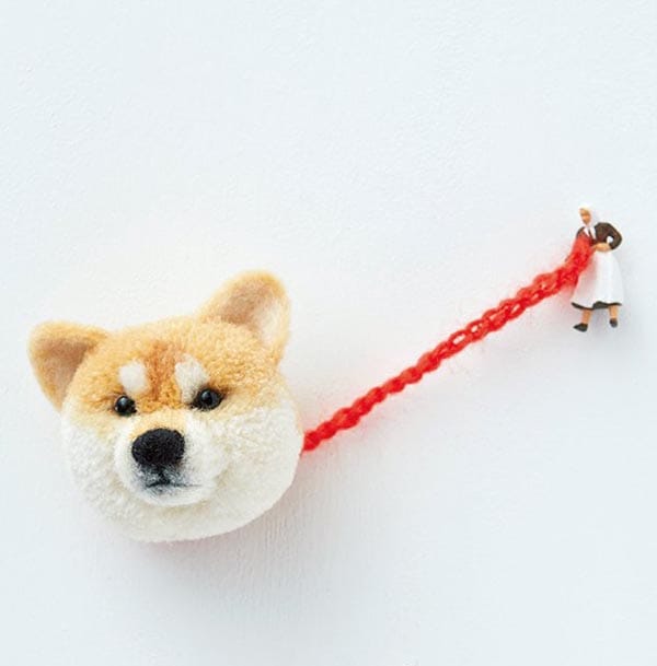 本（犬ぽんぽん）＆スーパーポンポンメーカー フルセット（ニードル5