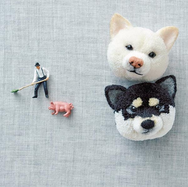 本（犬ぽんぽん）＆スーパーポンポンメーカー フルセット（ニードル5