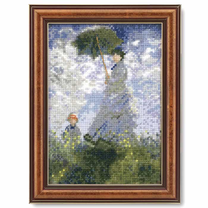 クロスステッチ刺繍絵画（額縁は8万円の特注品です☆彡） クロスステッチ刺繍絵画（額縁は8万円の特注品です☆彡）