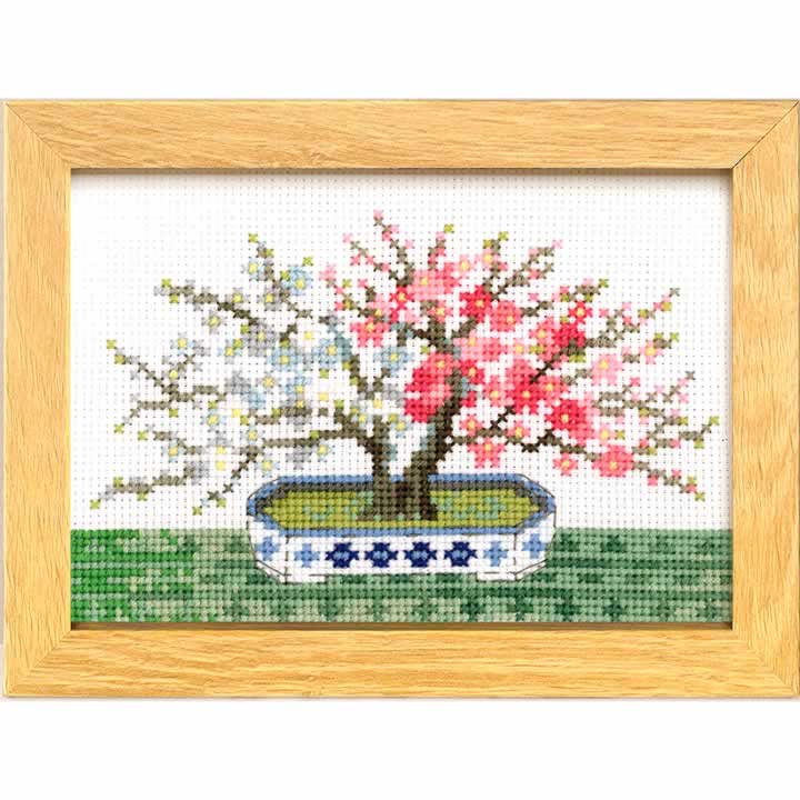 オリムパス クロスステッチ刺しゅうキット 12ヶ月のBONSAI～マリー