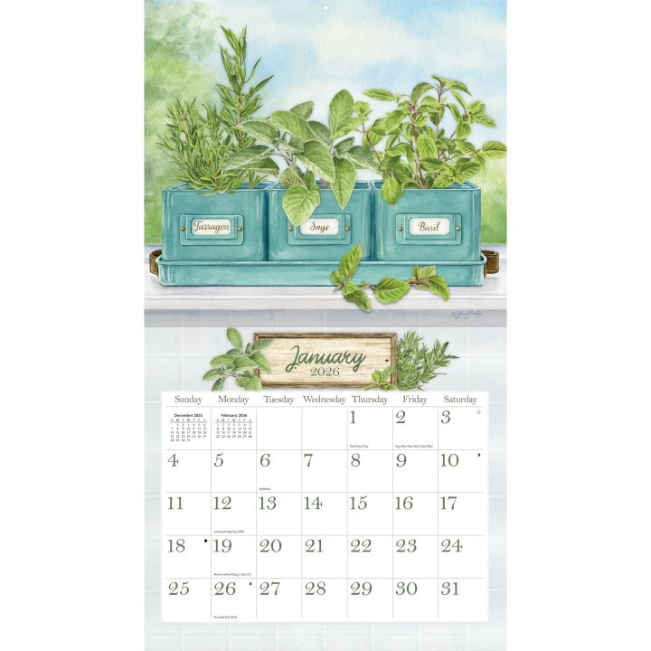 ̵ (LANG)USA  2026ǯ 󥰥Herb Garden ϡ֥ǥ ȥ꡼ 