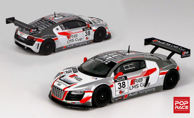 1/64 【台座付限定版】Audi R8 LMS Macau GT Cup 2013 Marchy Lee #38 アウディ R8
