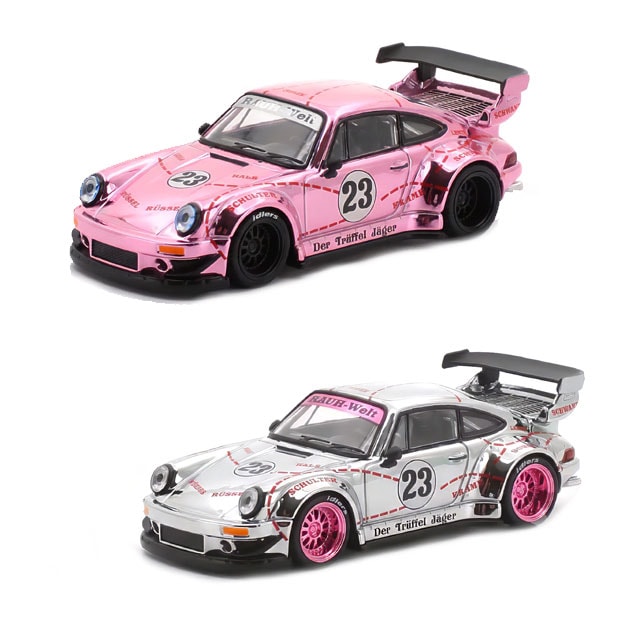 1/64 PANDEM LOTUS ELISE PURPLE CHROME TRUCK SET パンデム ロータス