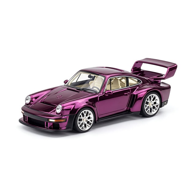 POP RACE × TS Exclusives 1/64 RWB 930 CHROME PINK PIG RWB 930