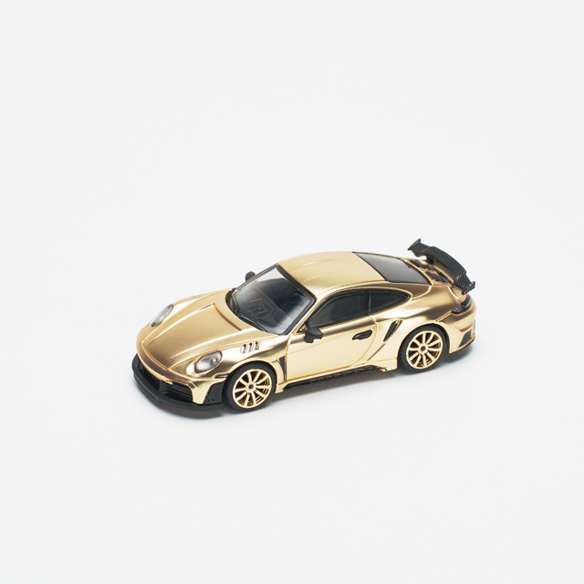 ミニカー poprace POP RACE 1/64 Nissan GT-R Nismo 400R Prototype Yellow