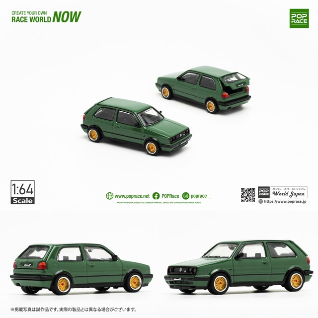 1/64 GOLF GTI MKII - OAK GREEN ե륯 խ GTI ꡼ ͽ6ʹߡ