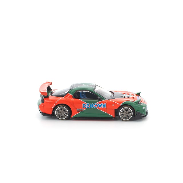 1/64 MAZDA RX7 RE-AMEMIYA ORANGE GREEN マツダ RX-7 RE雨宮 オレンジ